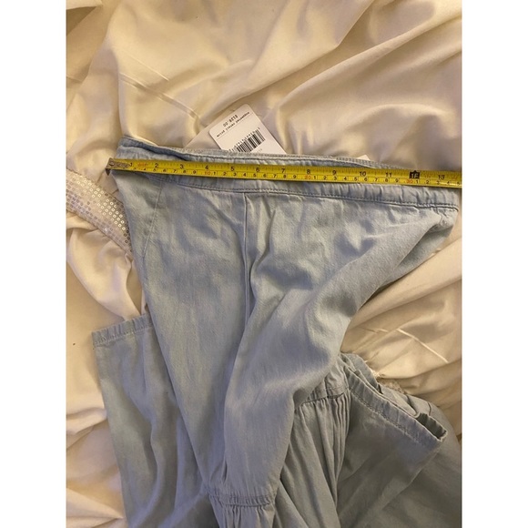 Sold❌❌❌New Free People Stargazing Tiered Denim - Picture 10 of 10